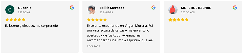 resenas virgen morena png