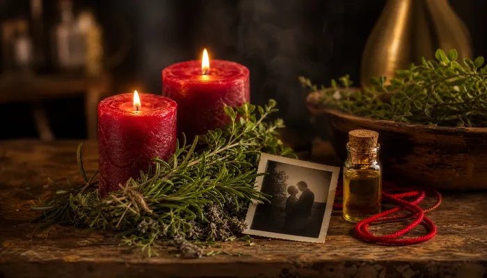 Los Elementos De Un Amarre De Amor: Velas, Hierbas, Fotografías Y Cómo Se Prepara El Trabajo