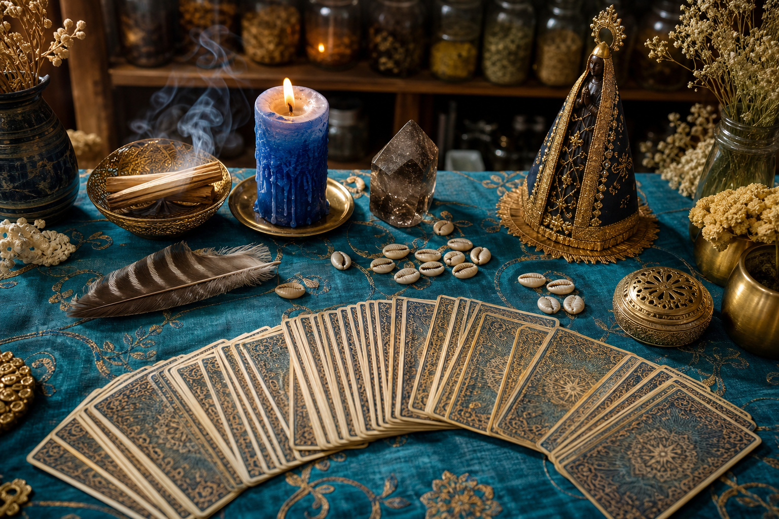 Lectura del Tarot — Botánica Virgen Morena